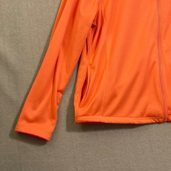 IZod PerformZ Jacket Women's XL Orange Zipper Pockets Long Sleeves - Picture 3 of 12